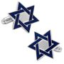 Blue David Star Cufflinks