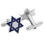 Blue David Star Cufflinks