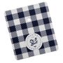 Blue Diamond Checker Lapel Pin