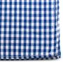 Blue Gingham Cotton Pocket Square