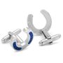 Blue Horseshoe Cufflinks