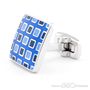 Blue Mini Square Cufflinks