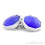 Blue Octagon Mist Cufflinks