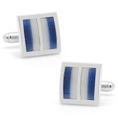 Blue Ombre Square Cufflinks