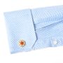 Blue/Orange Bloom Cufflinks