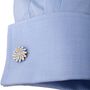Blue Orange Daisy Cufflinks