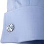 Blue Pink Daisy Cufflinks