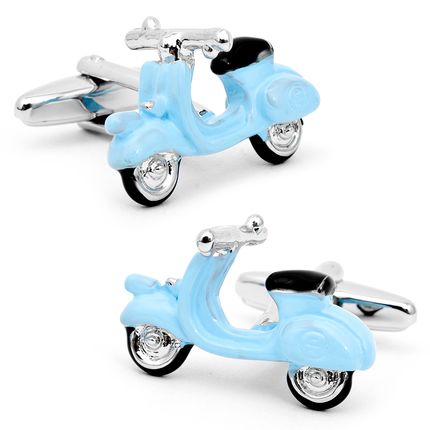 Blue Scooter Cufflinks