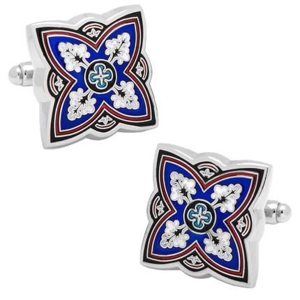 Blue Spanish Bloom Cufflinks