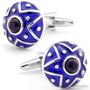 Blue Star Design Cufflinks