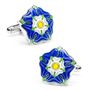 Blue Tudor Rose Cufflinks