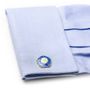 Blue Tudor Rose Cufflinks