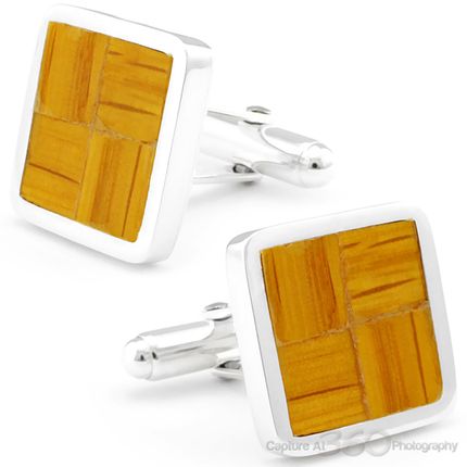 Boston Garden Parquet Floor Cufflinks
