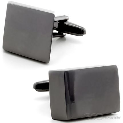 Boxed in Gunmetal Cufflinks