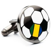 Brazil Soccer Flag Cufflinks