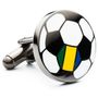 Brazil Soccer Flag Cufflinks