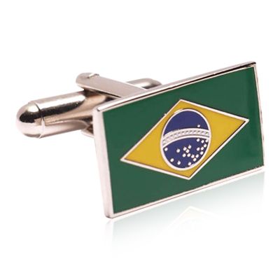 Brazilian Flag Cufflinks