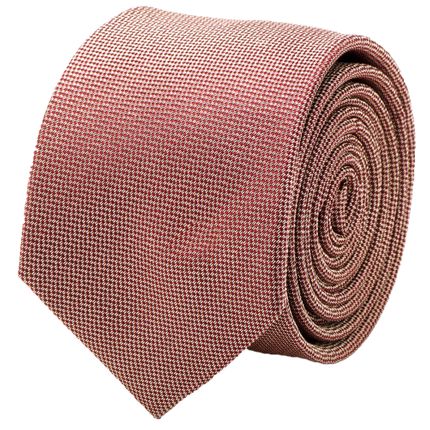 Brick Silk Skinny Tie