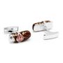 Brown Cigar Cufflinks