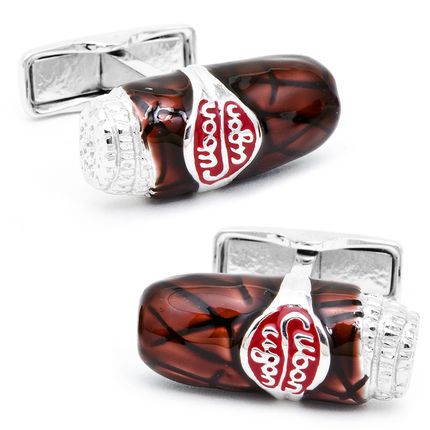 Brown Cigar Cufflinks