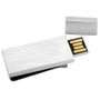 Brushed Silver tone 8GB USB Flash Drive Money Clip