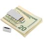 Brushed Silver tone 8GB USB Flash Drive Money Clip