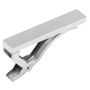 Brushed Stainless Steel Short Tie Clip