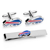 Buffalo Bills Cufflinks And Tie Bar Gift Set