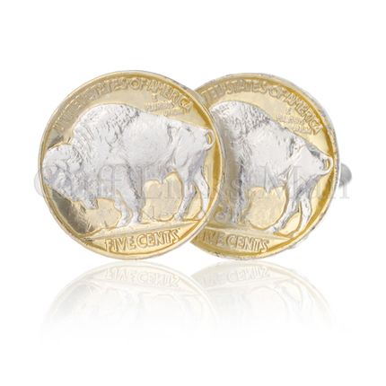 Buffalo Nickel Cufflinks