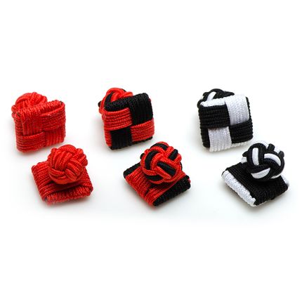 Bulldogs Silk Square Knot Cufflinks