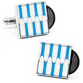 Bullet the Blue Sky Record Cufflinks