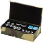 Camouflage Multi Pair Cufflinks Travel Case