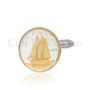 Canadian 10-Cent Bluenose Sailboat Cufflinks
