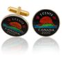 Canadian Beaver Nickel Coin Cuff Links
