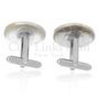 Canadian Nickel Beaver Cufflinks