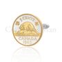 Canadian Nickel Beaver Cufflinks
