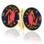 Cancer-The Crab Coin Cufflinks