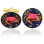 Cancer-The Crab Coin Cufflinks