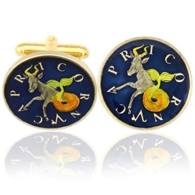 Capricorn-The Goat Coin Cufflinks