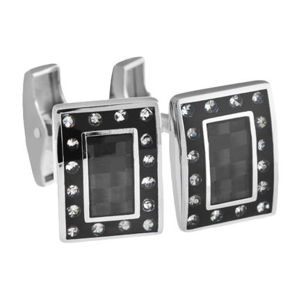 Carbon Fiber Frame Cufflinks