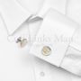 Cayman Islands 10-Cent Turtle Cufflinks