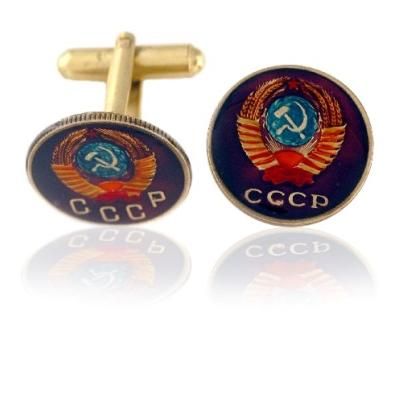 Cccp Coin Cuff Links