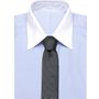 Charcoal Silk Skinny Tie