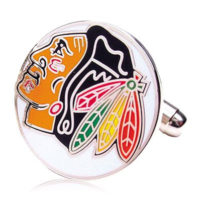 Chicago Blackhawk Cufflinks