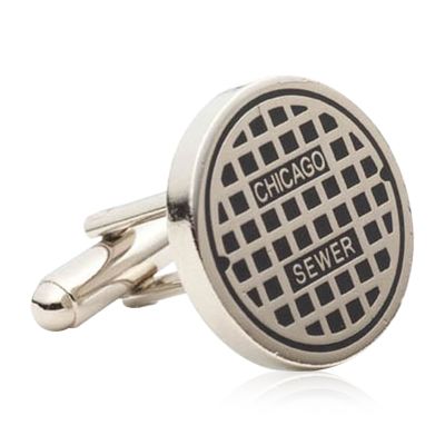 Chicago Manhole Cover Cufflinks