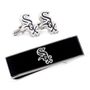 Chicago White Sox Cufflinks And Money Clip Gift Set