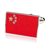 Chinese Flag Cufflinks