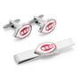 Cincinnati Reds Cufflinks And Tie Bar Gift Set