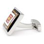 Citrine and Mother of Pearl Stunning Mosaic Tile Cufflinks