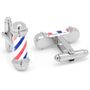 Classic Barber Shop Pole Cufflinks